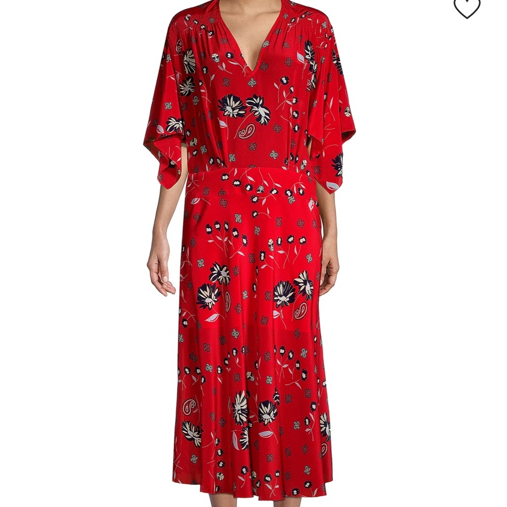 ZADIG & VOLTAIRE Rap Daisy Silk Dress (698)